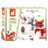 Janod- Kit Créatif-Pompons 3 Petits Animaux, J07910 – Image 3