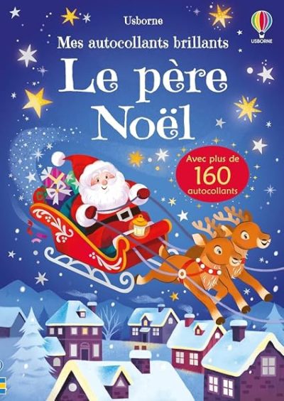 Le Père Noël – Mes autocollants brillants – Dès 3 ans