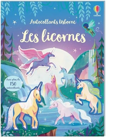 Les licornes – Autocollants Usborne