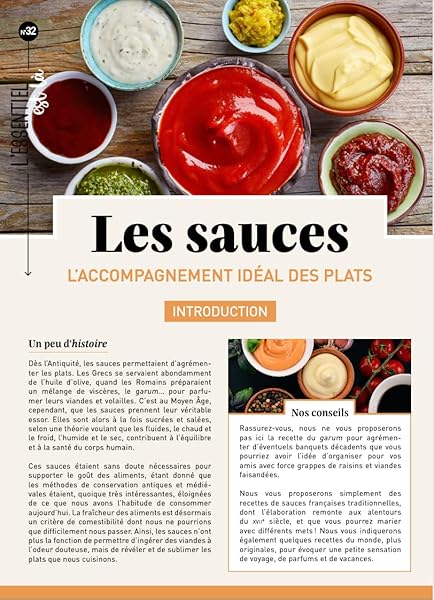 Les sauces: Pour des plats savoureux 1 Les sauces: Pour des plats savoureux