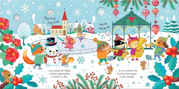 L'hiver en fête - Mon livre sonore à toucher - Dès 1 an 4 L'hiver en fête - Mon livre sonore à toucher - Dès 1 an – Image 4