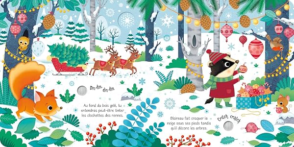 L'hiver en fête - Mon livre sonore à toucher - Dès 1 an 5 L'hiver en fête - Mon livre sonore à toucher - Dès 1 an – Image 5