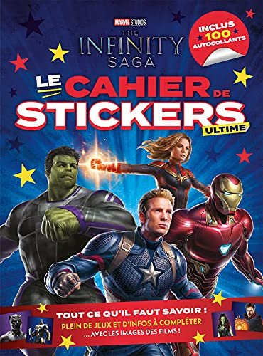 Couverture de MARVEL - Le cahier de stickers ultime