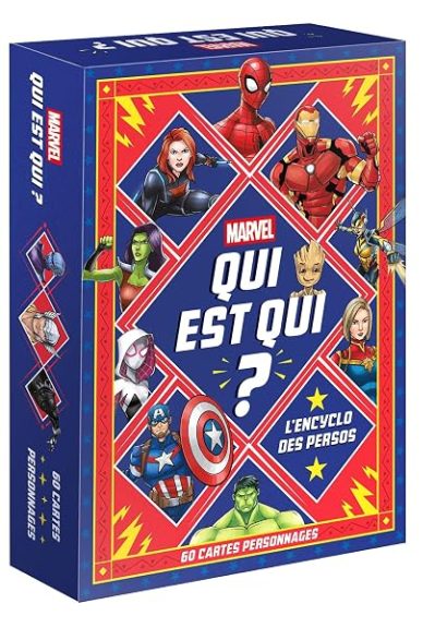 MARVEL – Qui est-qui ? – 50 cartes de personnages – Coffret
