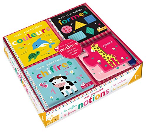 Mes premières notions - coffret avec livres bain, tout carton et puzzle 1 Mes premières notions - coffret avec livres bain, tout carton et puzzle