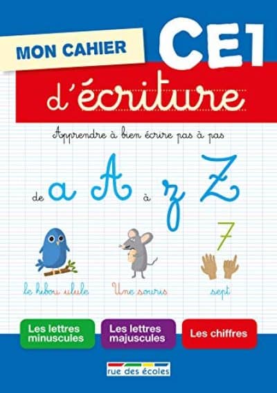 Mon cahier d'écriture CE1: Apprendre à bien écrire pas à pas