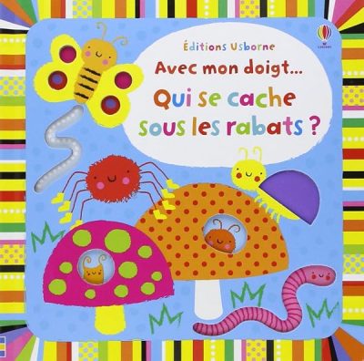 Qui se cache sous les rabats ? – Avec mon doigt… Livres à toucher – Dès 6 mois