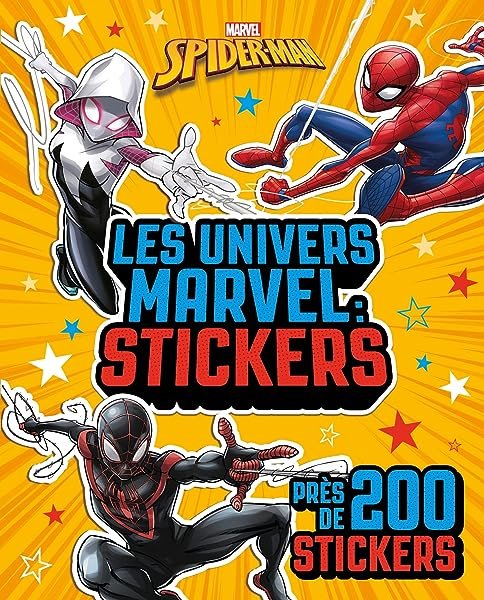 Couverture de SPIDER-MAN - Les Univers Marvel : Stickers