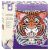 Janod – From 7 years old – Tiger Trophy Strass and Sequins Creative Kit – Decoration Workshops – Creative Leisure – Dexterity and Concentration – J07915, multicolor, Taille unique