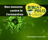Nos mesures contre le Covid-19 “Coronavirus”