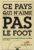 Ce pays qui n’aime pas le foot